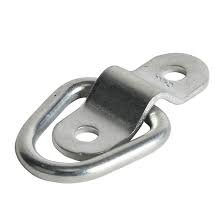 BOLT-ON D-RING, 1/4", 400LB