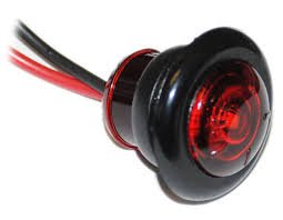3/4" Round Red LED Marker
