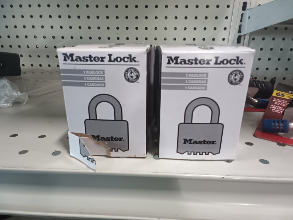 Master Lock Settable Combination Lock Black