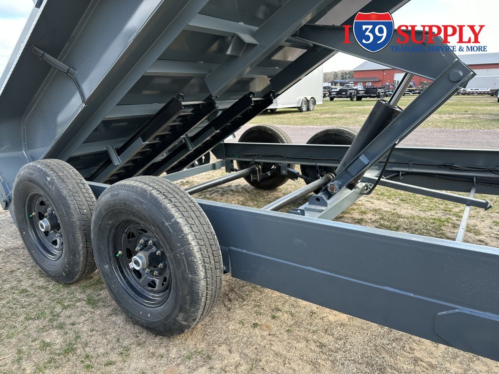 H&H 83x14 Industrial Lo Pro Dump Trailer, 14k
