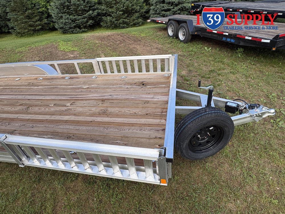 H&H 82x20 Aluminum ATV Trailer 7K Spare Tire Mount