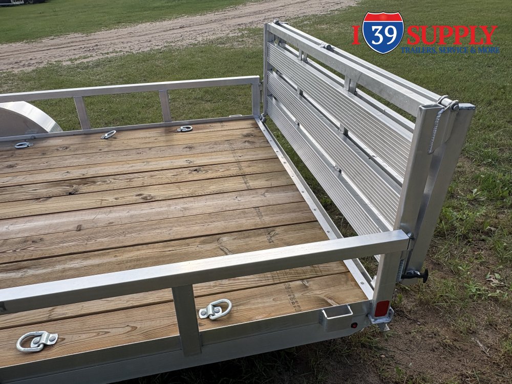 H&H 82x20 Aluminum ATV Trailer 7K Spare Tire Mount