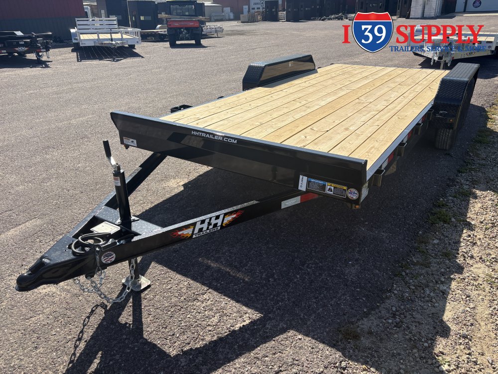 H&H 82x18 (16+2) Car Hauler Trailer, 7k