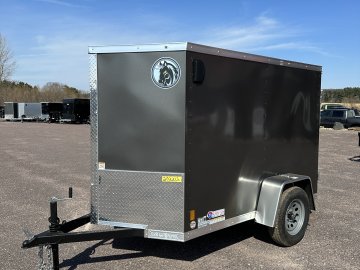 Single Axle Steel Enclosed Trailers