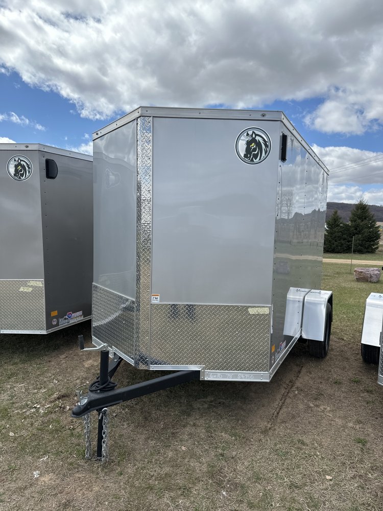Single Axle Steel Enclosed Trailers