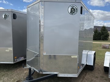 Single Axle Steel Enclosed Trailers
