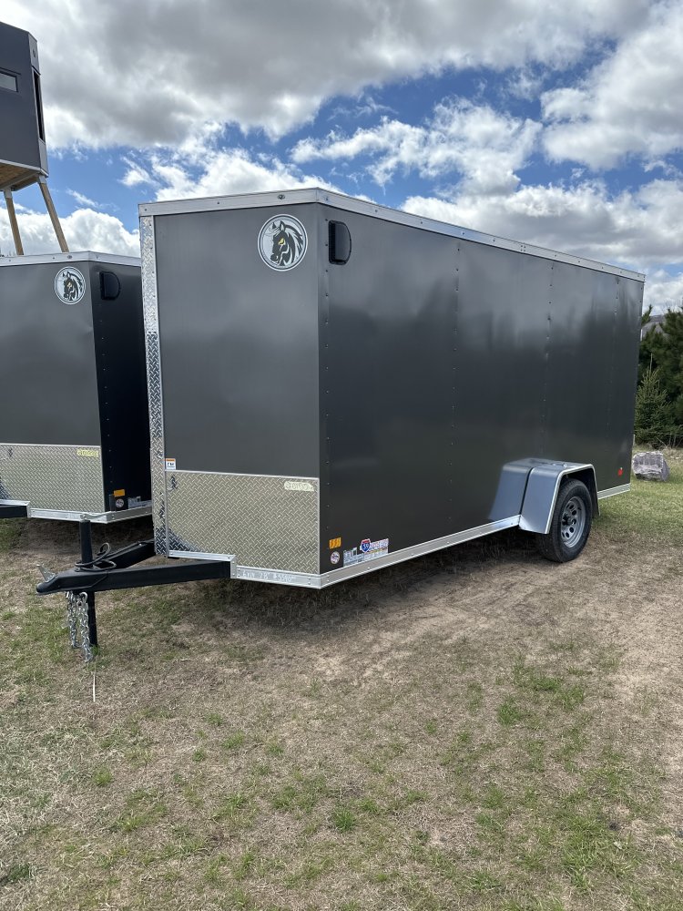 Single Axle Steel Enclosed Trailers