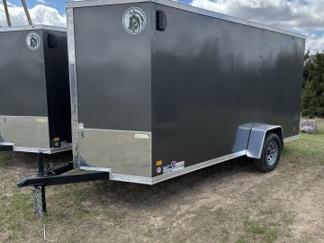 Single Axle Steel Enclosed Trailers