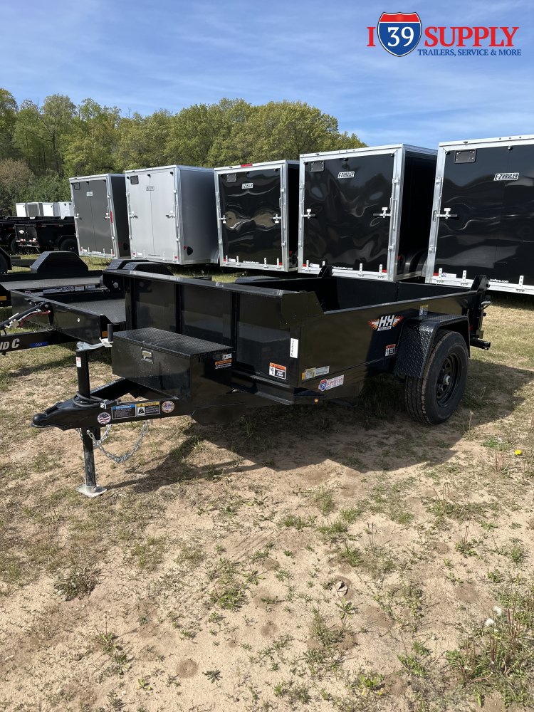H&H 62x8 Homeowner Dump Trailer, 5k