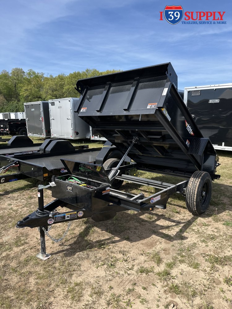 H&H 62x8 Homeowner Dump Trailer, 5k