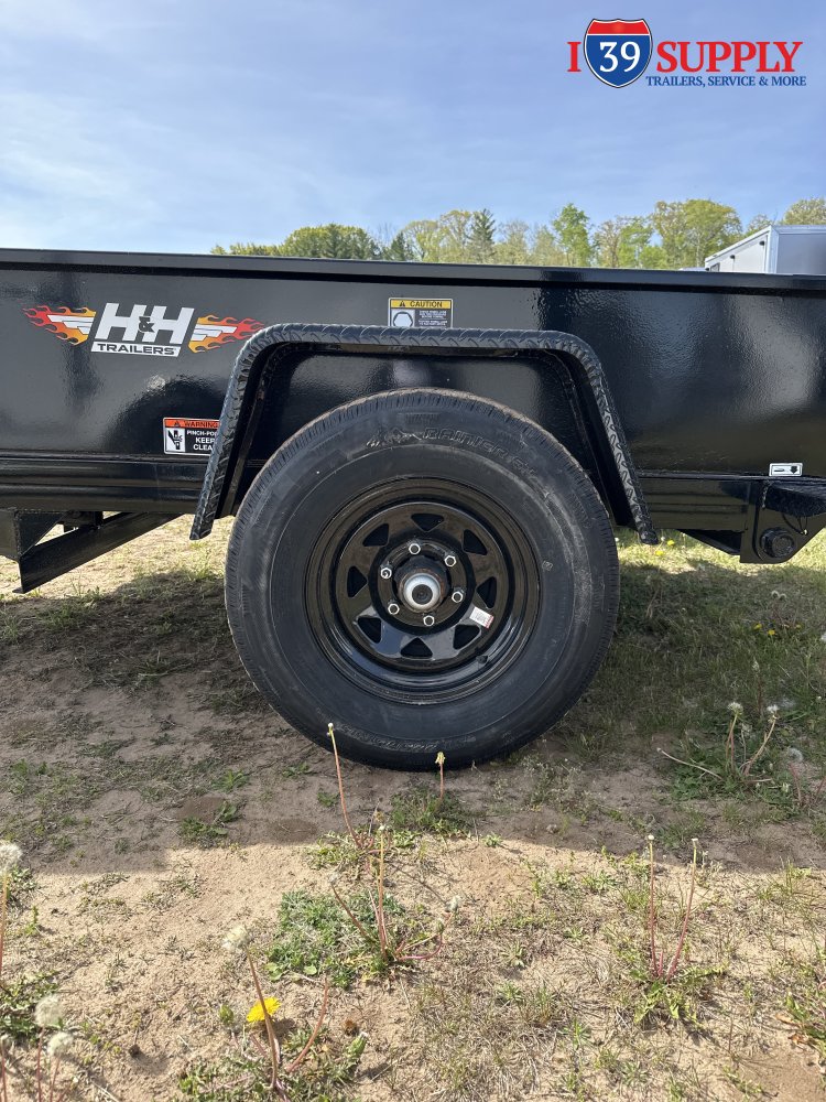H&H 62x8 Homeowner Dump Trailer, 5k