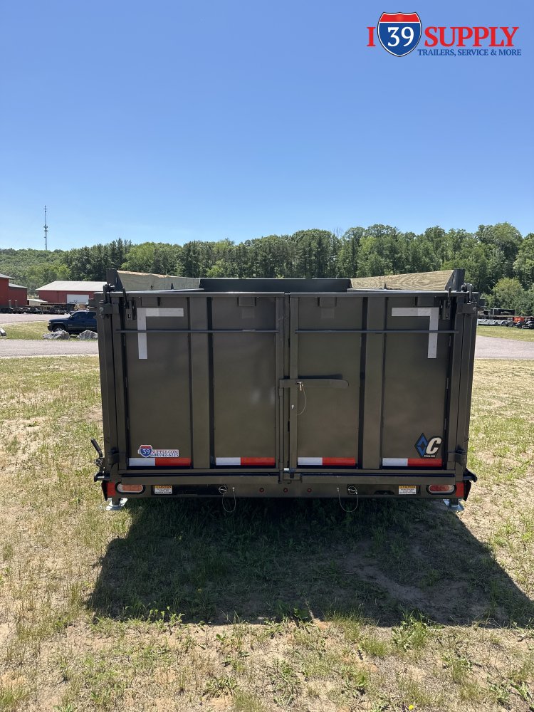 LPT 207 14x82 Low Pro Telescopic Dump Trailer - 44 inch tall sides