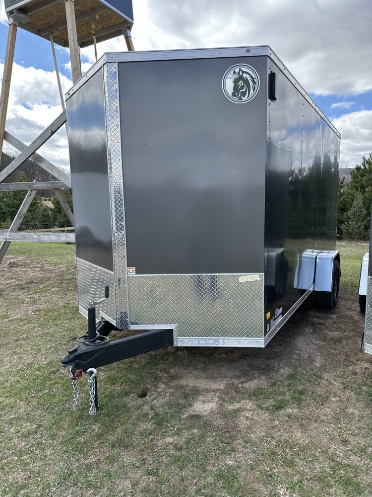 Single Axle Steel Enclosed Trailers