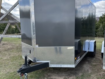 Single Axle Steel Enclosed Trailers