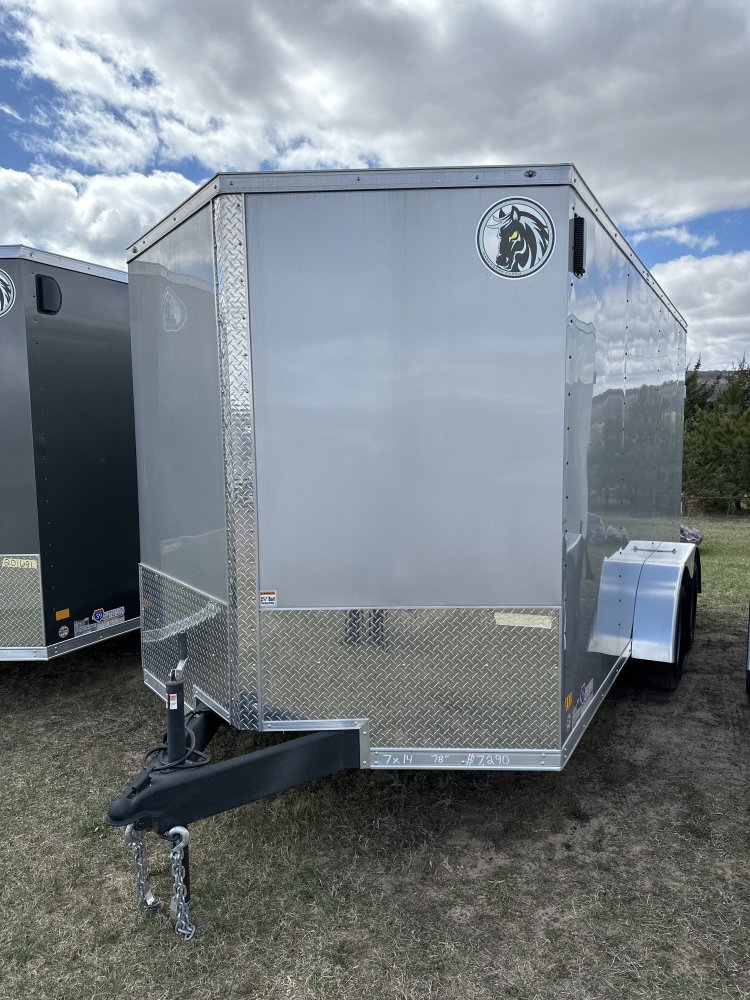 Tandem Axle Steel Enclosed Trailers