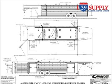 Cimarron 28' x 8' Lonestar Stock Model Gn