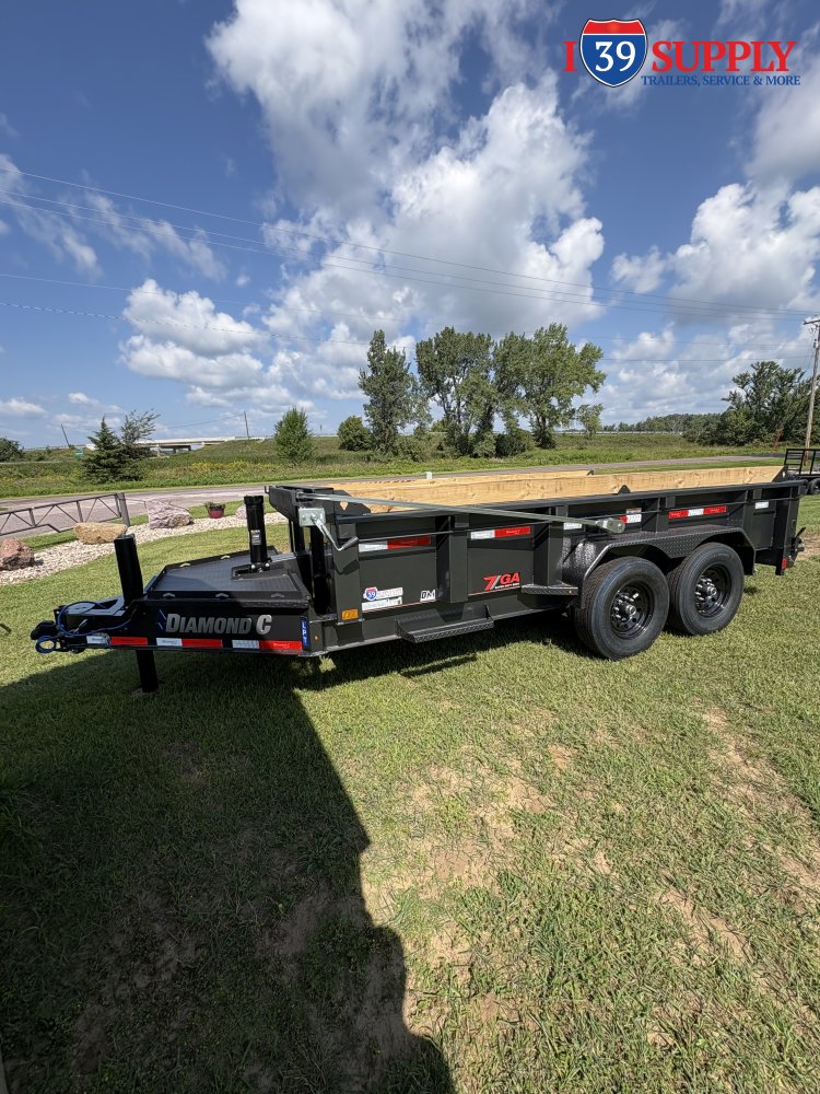 Diamond C LPT 207 14x82 Low Pro Telescopic Dump Trailer