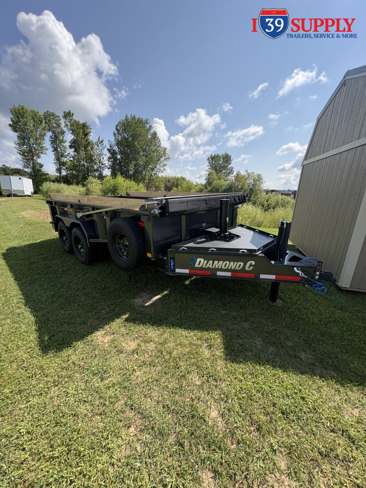 Diamond C LPT 207 14x82 Low Pro Telescopic Dump Trailer