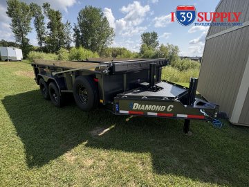 Diamond C LPT 207 14x82 Low Pro Telescopic Dump Trailer