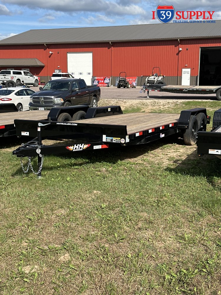 H&H 82x20 (18+2) Car Hauler Trailer, 7k