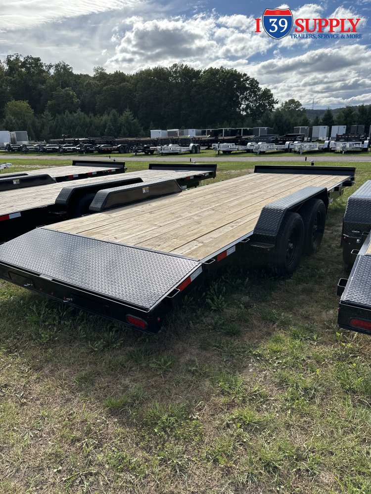 H&H 82x20 (18+2) Car Hauler Trailer, 7k