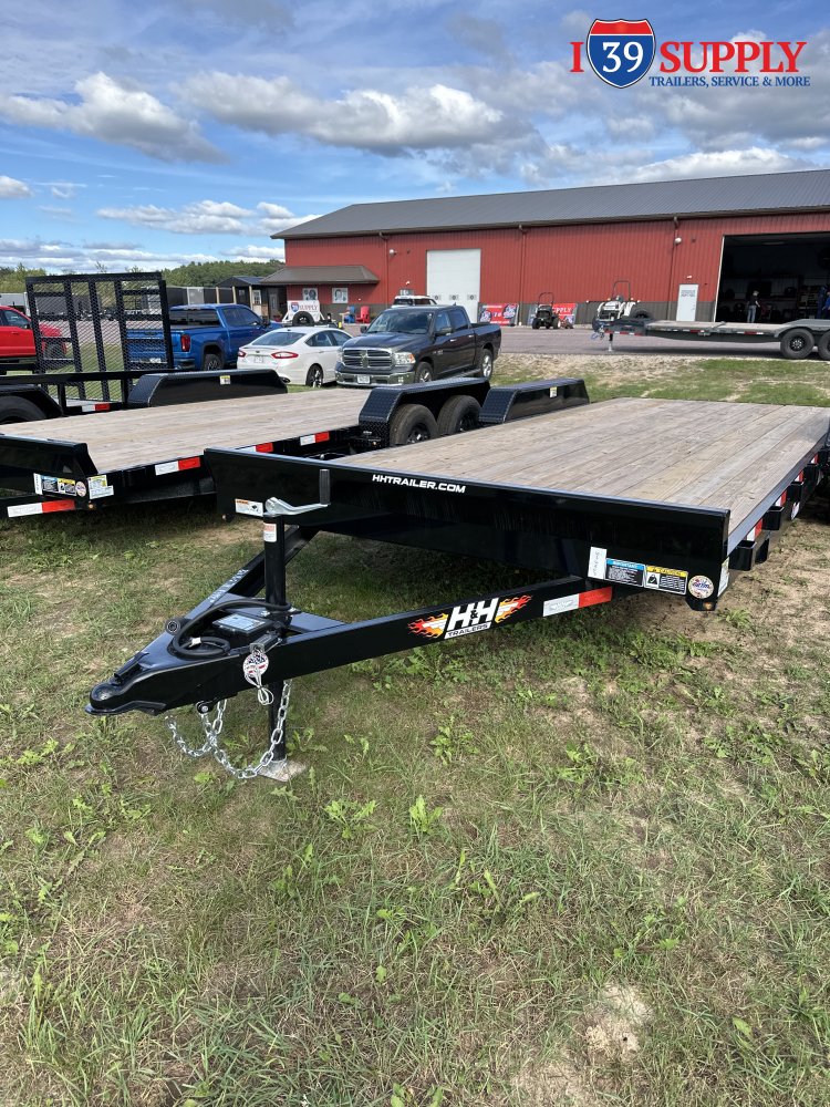 H&H 82x20 (18+2) Car Hauler Trailer, 7k
