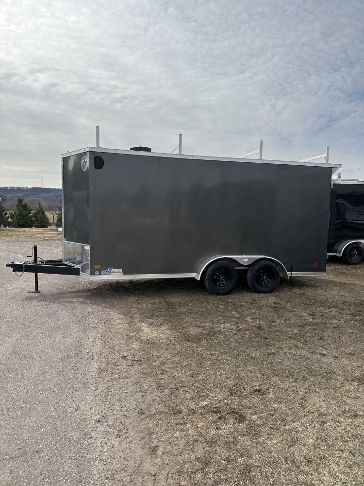 DHW 7X16 TA35 7K HANDYMAN Darkhorse Enclosed Cargo (BARN DOORS)