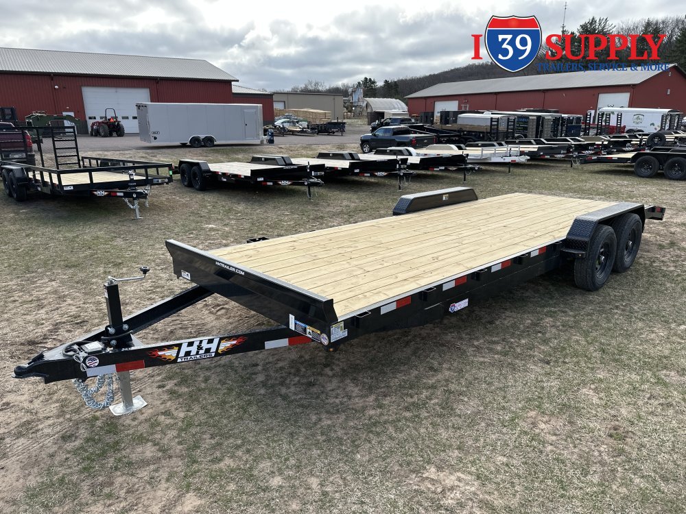 H&H 82x22 (20+2) Car Hauler Trailer, 10k