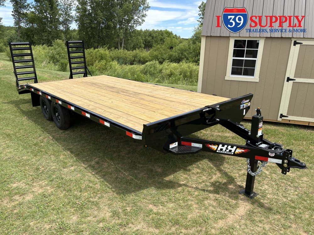 H&H 101x22 (18+4) Deckover Equipment Trailer, 14k