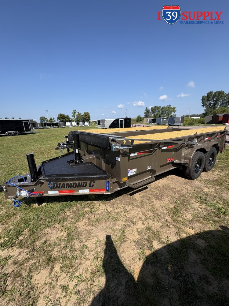 Diamond C LPT 207 16x82 Low Pro Telescopic Dump Trailer