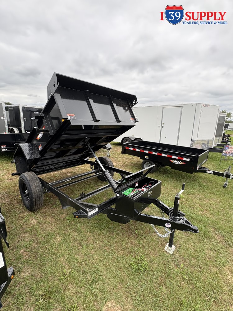 H&H 62x8 Homeowner Dump Trailer, 5k