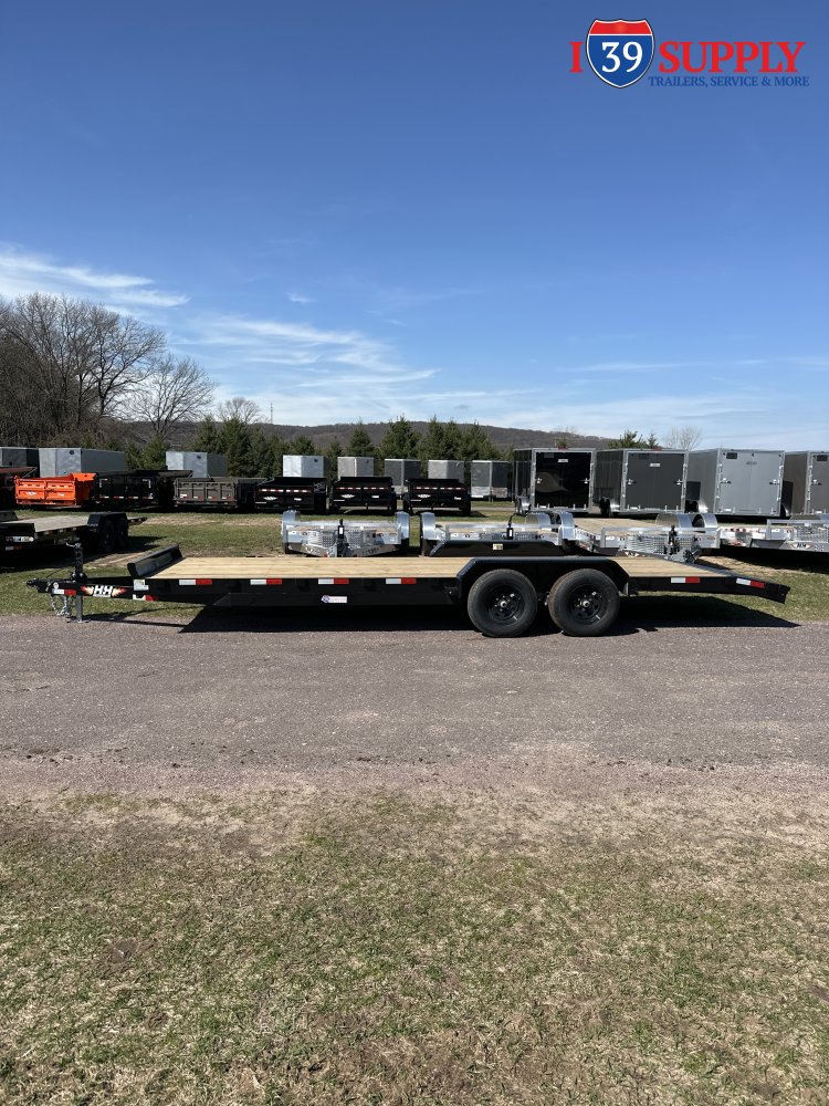 H&H 82x22 (20+2) Car Hauler Trailer, 10k