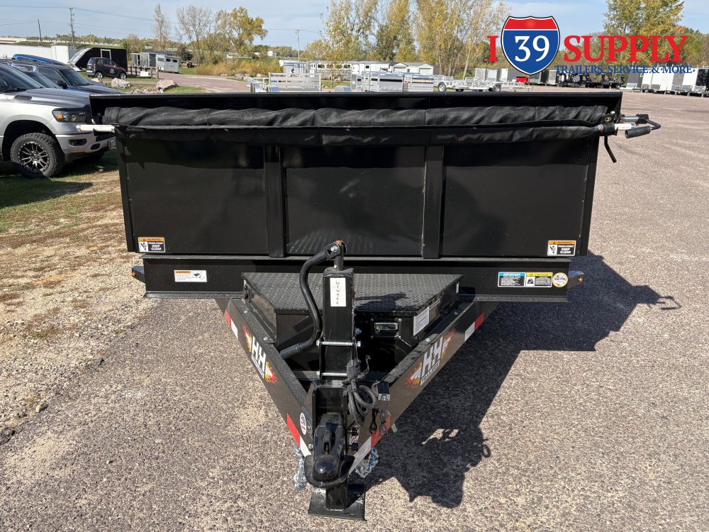 H&H 83x16 Industrial Lo-Pro Dump Trailer, 14k