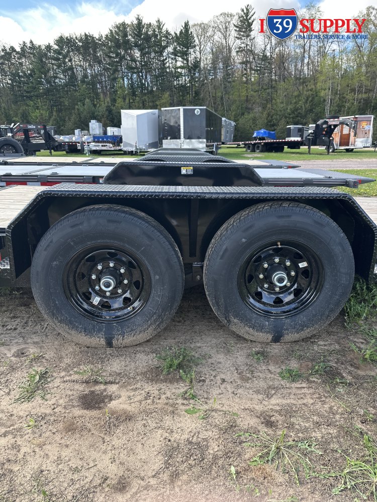 H&H 82x22 (16+6) Gravity Tilt Equipment Trailer, 14k
