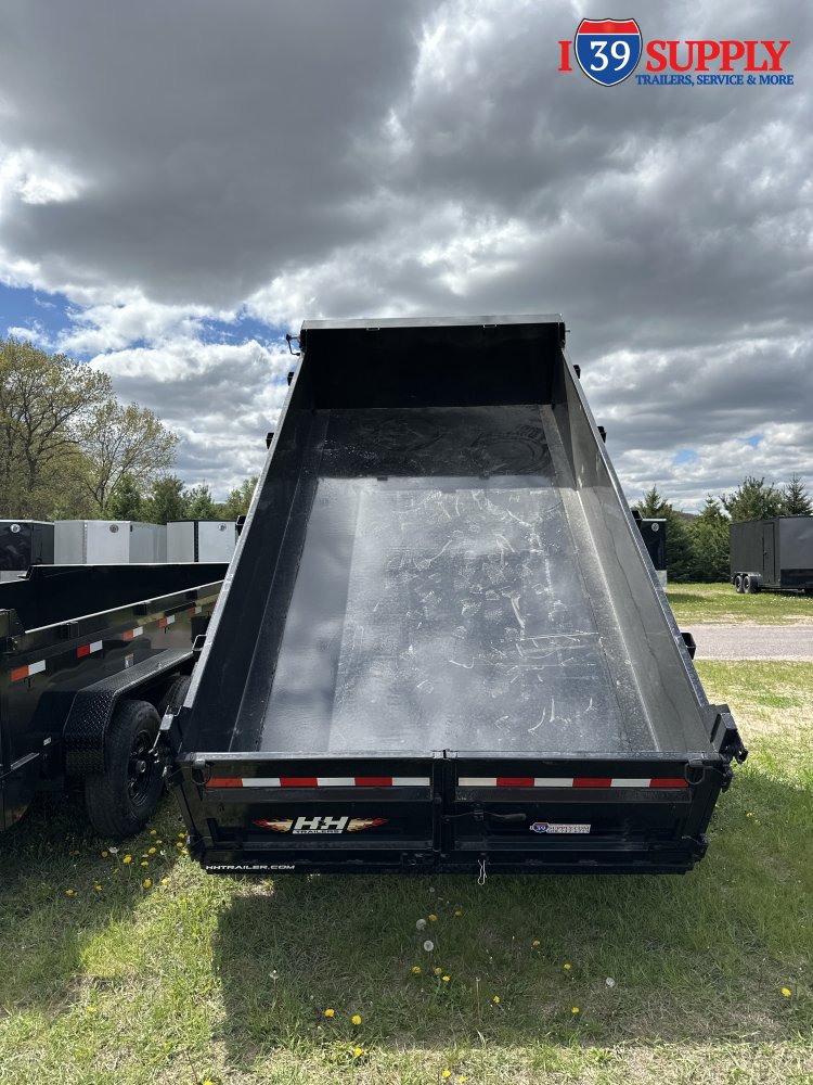 H&H 83x14 Industrial Lo Pro Dump Trailer, 14k
