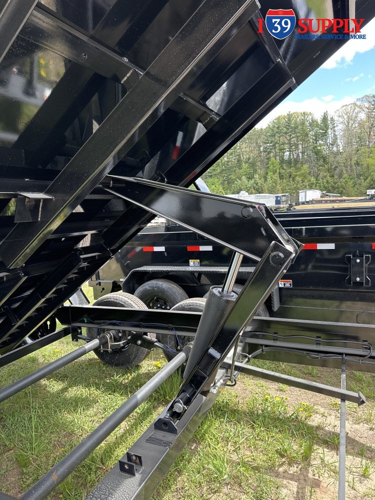 H&H 83x14 Industrial Lo Pro Dump Trailer, 14k