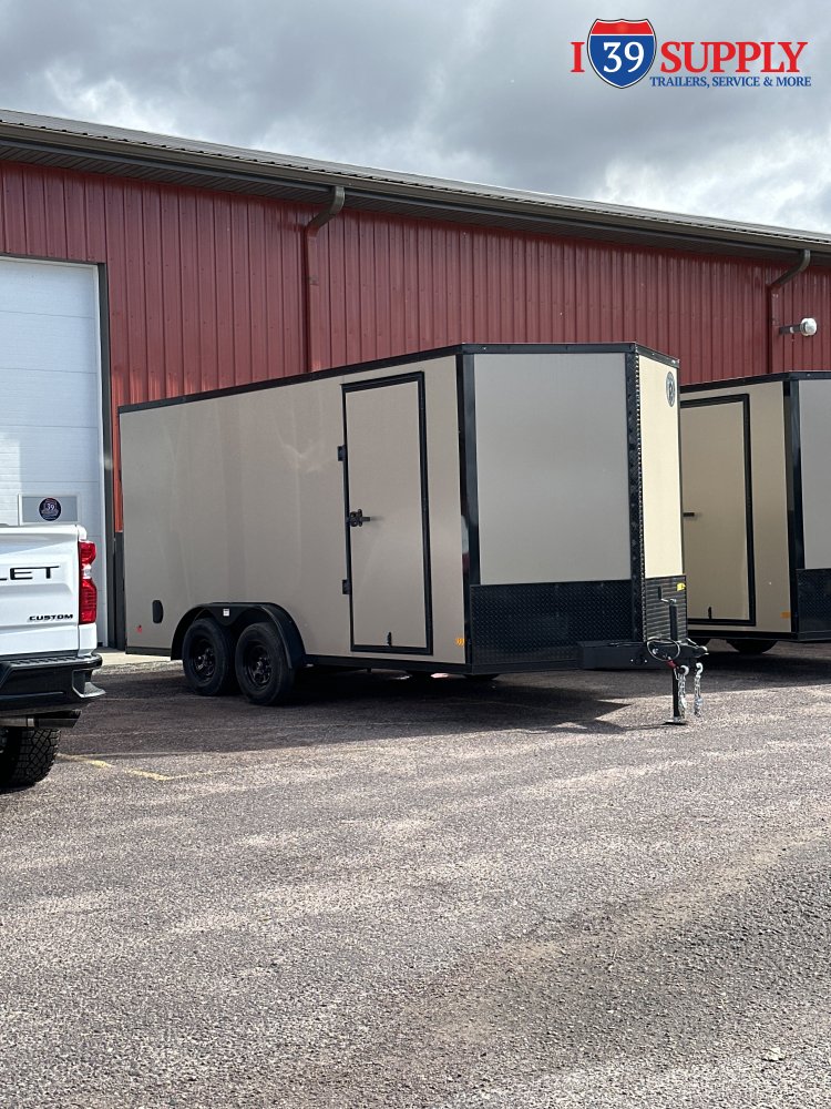 DHW 7.5x16 TA35 Darkhorse Enclosed Cargo Blackout Package