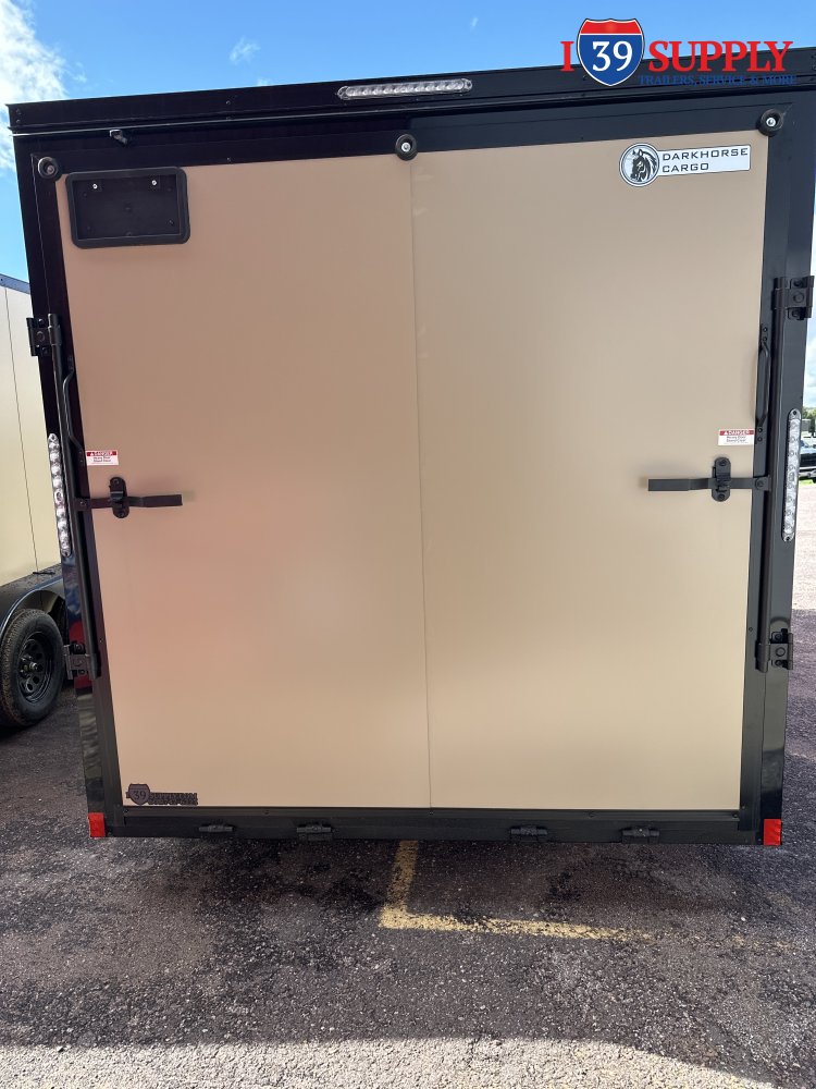DHW 7.5x16 TA35 Darkhorse Enclosed Cargo Blackout Package