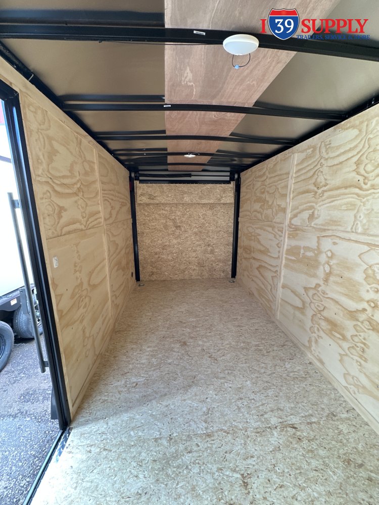 DHW 7x14 TA35 Darkhorse Enclosed Cargo Blackout Package