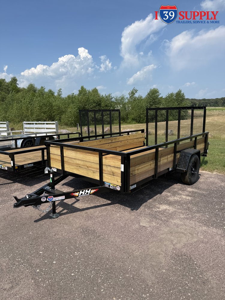 H&H 76x12 WS Utility Trailer, 3k