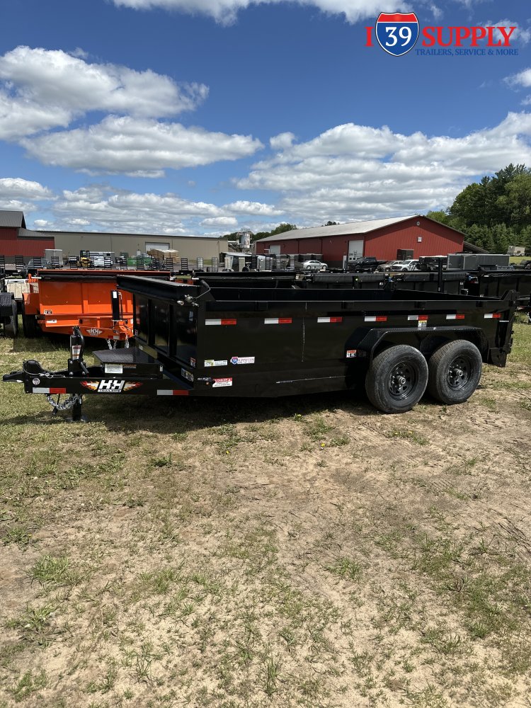 H&H 83x14 Industrial Lo Pro Dump Trailer, 14k