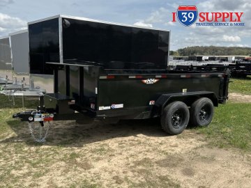 H&H 76x12 Utility Dump Trailer, 10k