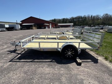 Rail Side Utility - Aluminum Frame - Single Axle
