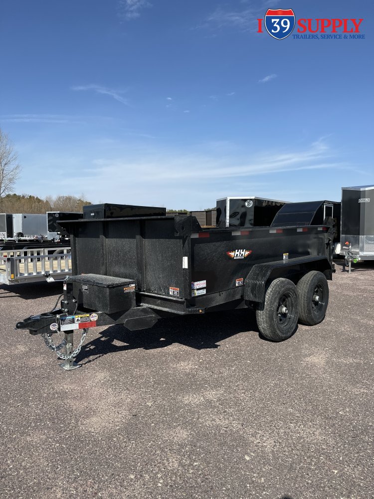 H&H 76x10 Utility Dump Trailer, 10k