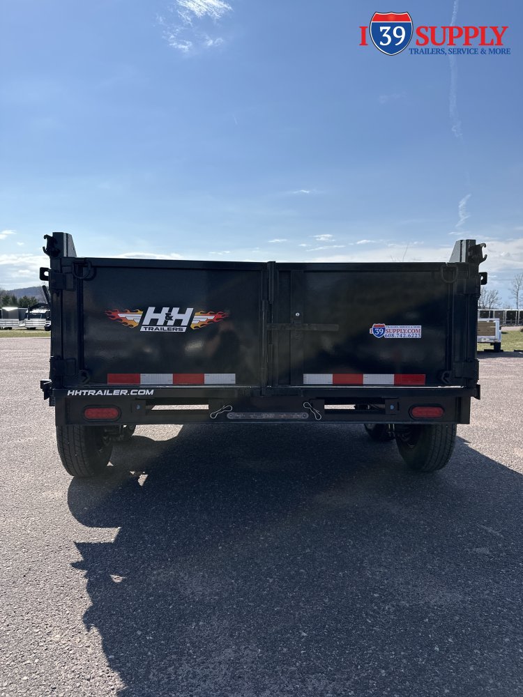 H&H 76x10 Utility Dump Trailer, 10k