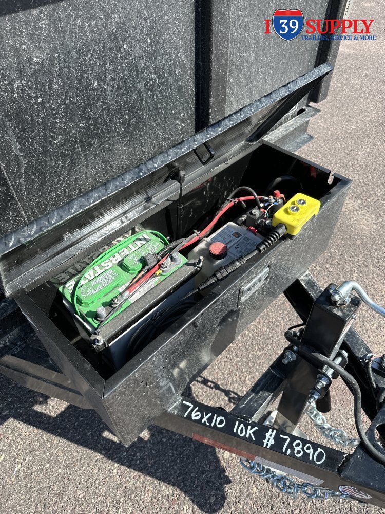 H&H 76x10 Utility Dump Trailer, 10k