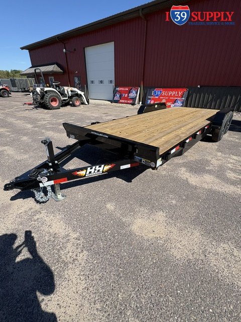 H&H 82x20 (18+2) Car Hauler Trailer, 10k