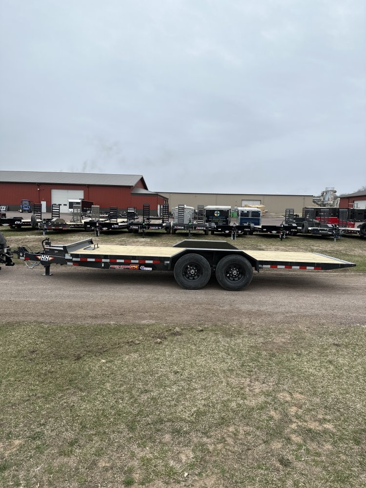 H&H 82x20 ELECTRIC TILT SPEED LOADER 14K (DRIVE OVER FENDER) WITH DECK MOUNTED WINCH PLATE