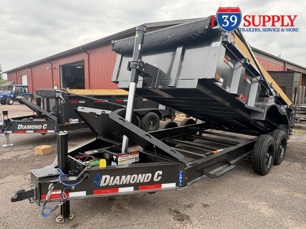 Diamond C LPT 208 14x81 Low Pro Telescopic Dump Trailer