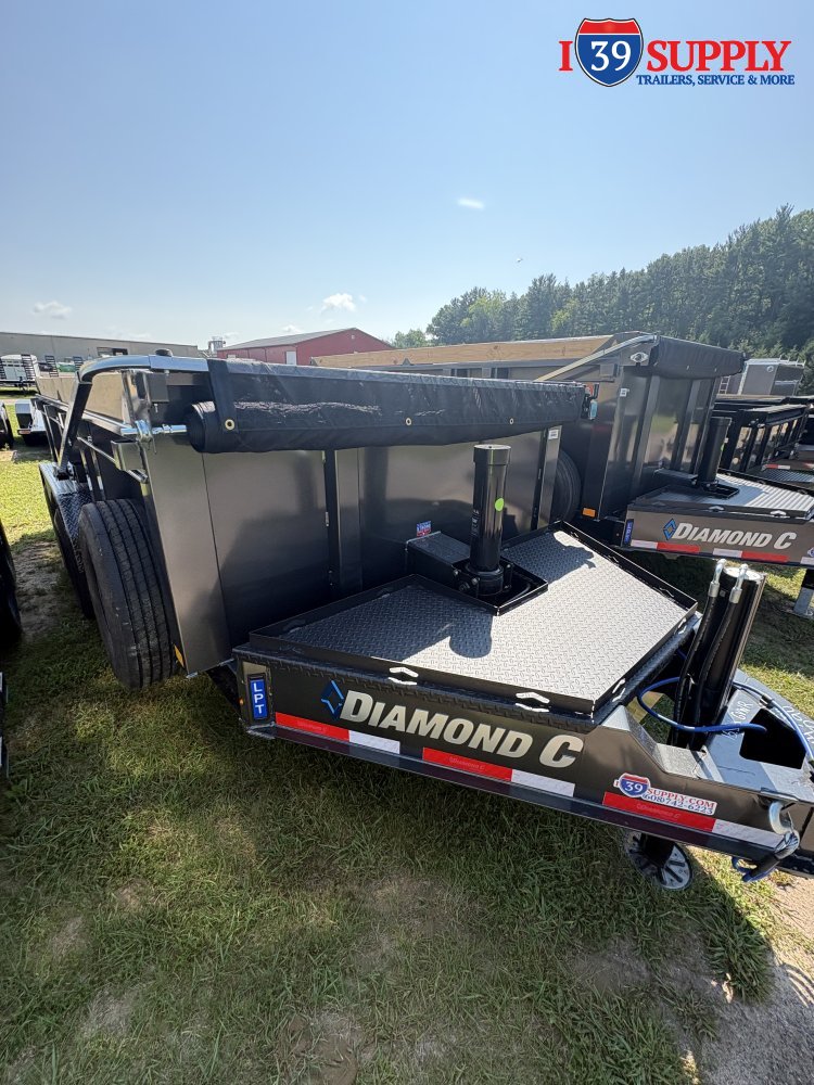 Diamond C LPT 207 14x82 Low Pro Telescopic Dump Trailer
